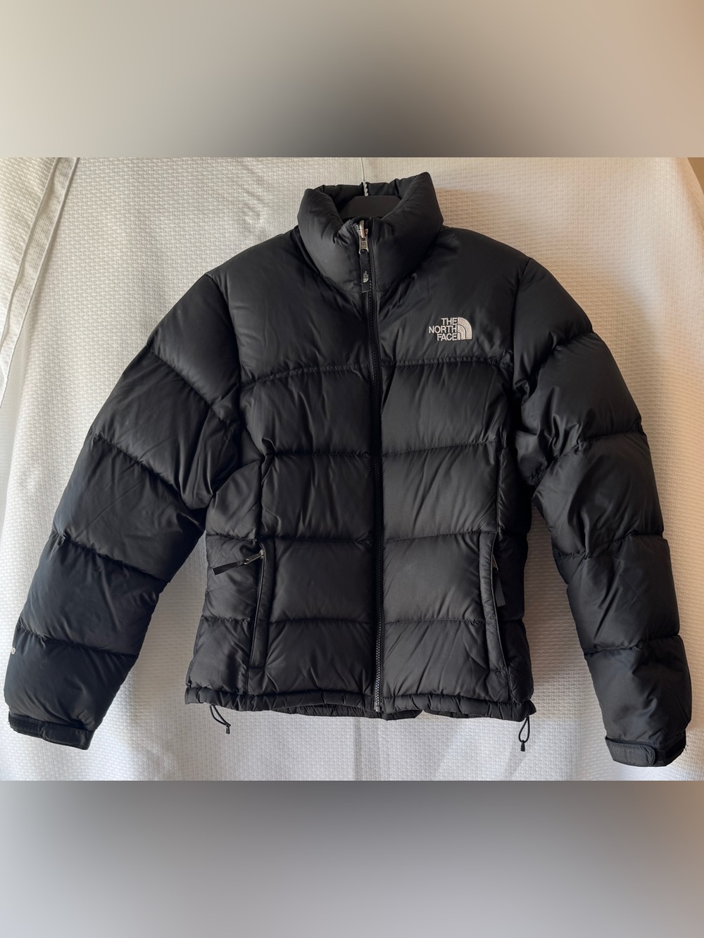 Vintage The North Face Women's Nuptse 700 Down Puffer Jacket Black Size Medium M